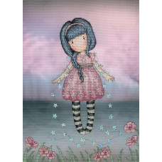 XG54 Bothy Threads Набір для вишивки хрестиком - Фея Сутінків Fairy Dusk 22х30,5 см, Aida 14
