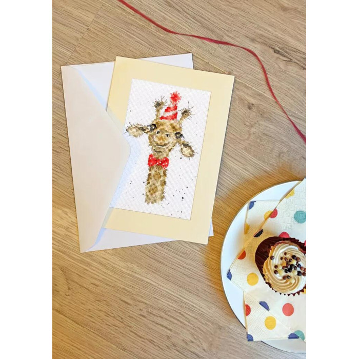 XGC30 Bothy Threads Набір для вишивки хрестиком - Я тут лише заради торта I'm Just Here For The Cake 10x16 см, Evenweave №32