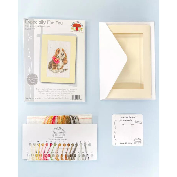 XGC56 Bothy Threads Набір для вишивки хрестиком - Спеціально для тебе Especially For You 10x16 см, Evenweave №32