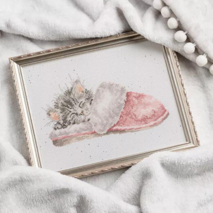 XHD122E Bothy Threads Набір для вишивки хрестиком - Справжні обійми The Snuggle Is Real 18x23 см, Evenweave №28