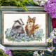 XHD125E Bothy Threads Набір для вишивки хрестиком - Лісова галявина The Woodland Glade 34х22 см, Evenweave №28