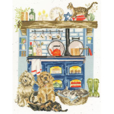 XHD127E Bothy Threads Набір для вишивки хрестиком - Сільська кухня Country Kitchen 28х36 см, Evenweave №28