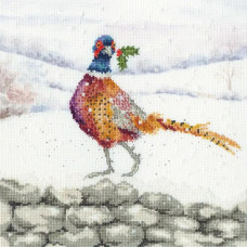 XHD135 Bothy Threads Набір для вишивки хрестиком - Святковий розквіт A Festive Flourish 26x26 см, Aida 14