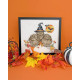 XHD145E Bothy Threads Набір для вишивки хрестиком - Щасливого Хелоувіна Happy Owl-O-Ween 29x33 см, Evenweave №28