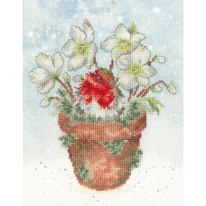 XHD147E Bothy Threads Набір для вишивки хрестиком - Щебіт сезону Season's Tweetings 18x23 см, Aida 14