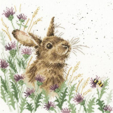 XHD30E Bothy Threads Набір для вишивки хрестиком - Луг The Meadow 26х26 см, Evenweave №28