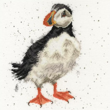 XHD34E Bothy Threads Набір для вишивки хрестиком - Маленький клоун Little Clown 26х26 см, Evenweave №28