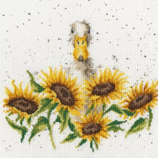 XHD44E Bothy Threads Набір для вишивки хрестиком - Сонячне світло Sunshine 26х26 см, Evenweave №28