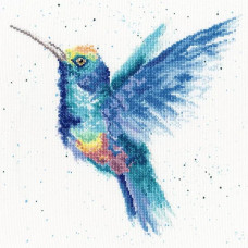 XHD57E Bothy Threads Набір для вишивки хрестиком - Веселка Rainbow 26х26 см, Evenweave №28