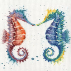 XHD62E Bothy Threads Набір для вишивки хрестиком - Потанцюємо? Shell We Dance? 26х26 см, Evenweave №28