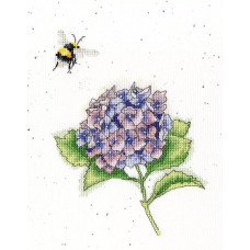 XHD75E Bothy Threads Набір для вишивки хрестиком - Зайнята бджола The Busy Bee 18х23 см, Evenweave №28