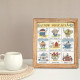 XHS16 Bothy Threads Набір для вишивки хрестиком - Знай свій чай Know Your Tea 26х29 см, Aida 14
