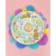 XJS4 Bothy Threads Набір для вишивки хрестиком - Весняний вінок Spring Wreath 22х22 см, Aida 14