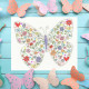 XKA21 Bothy Threads Набір для вишивки хрестиком - Чудовий метелик Lovely Butterfly 21x26 см, Aida 14