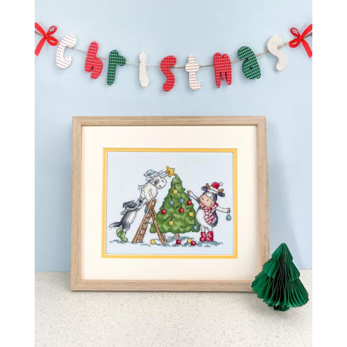 XKG22 Bothy Threads Набір для вишивки хрестиком - Дотягнутися до зірки Reach For The Star 14x21 см, Aida 14