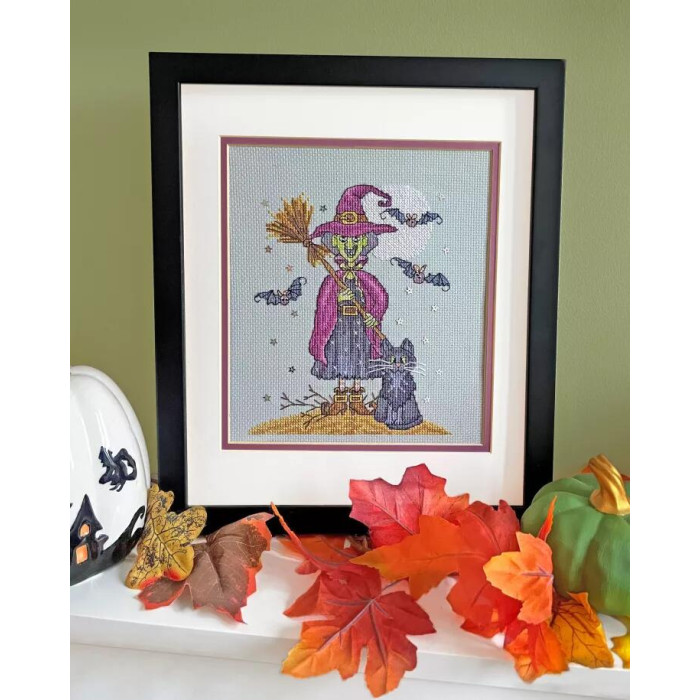 XKTB21 Bothy Threads Набір для вишивки хрестиком - Вся магія All Hallows' Magic 15x18 см, Aida 14