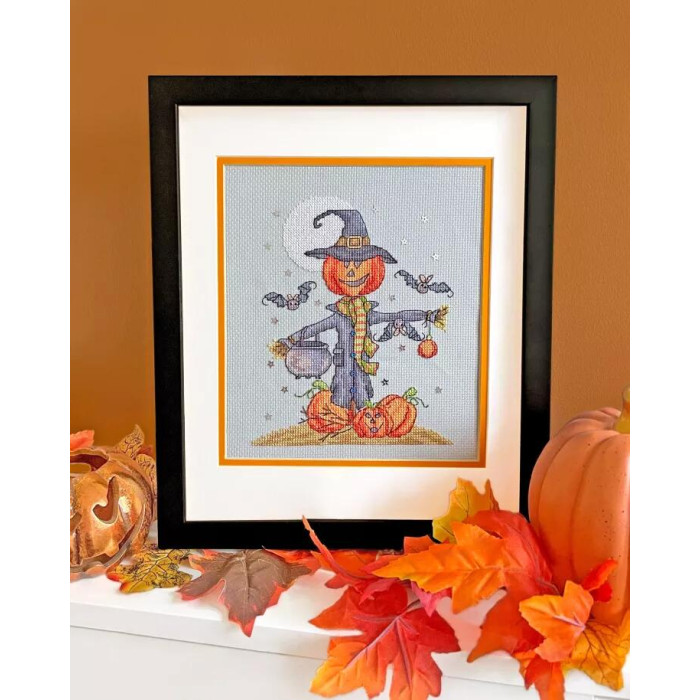 XKTB22 Bothy Threads Набір для вишивки хрестиком - Джек All Hallows' Jack 15x18 см, Aida 14