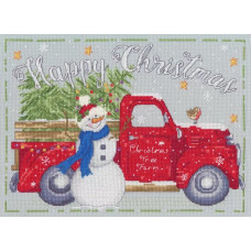 XKTB23 Bothy Threads Набір для вишивки хрестиком - Ялинкова ферма Christmas Tree Farm 20x28 см, Aida 14