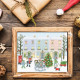 XKTB8 Bothy Threads Набір для вишивки хрестиком - Святкова вулиця Advent Street 26x34 см, Aida 16