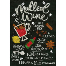 XLJ2 Bothy Threads Набір для вишивки хрестиком - Глінтвейн Mulled Wine 18x26 см, Aida 14
