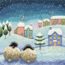 XLP14 Bothy Threads Набір для вишивки хрестиком - Немає місця кращого за дім There's Snow Place Like Home 26х26 см, Aida 14
