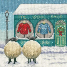 XLP18 Bothy Threads Набір для вишивки хрестиком - Магазин вовни The Wool Shop 26х26 см, Aida 14