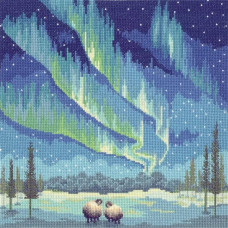 XLP20 Bothy Threads Набір для вишивки хрестиком - Освіти своє життя Light Up Your Life 26х26 см, Aida 14