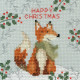 XMAS8 Різдвяна листівка. Різдвяна лисичка. Bothy Threads. Набір для вишивки хрестиком