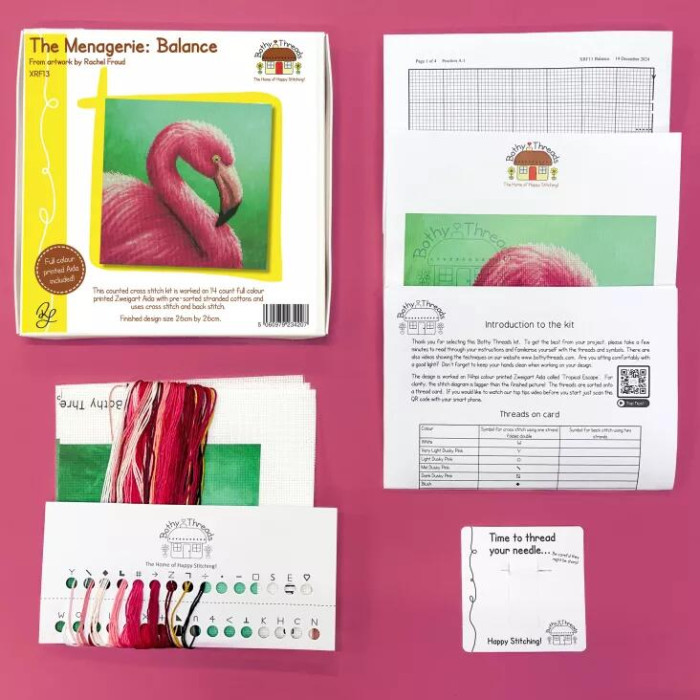 XRF13 Bothy Threads Набір для вишивки хрестиком - Баланс Balance 26x26 см, Aida 14