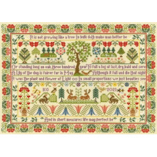 XS15 Bothy Threads Набір для вишивки хрестиком - Дуб Oak Tree 38x53 см, Aida 16