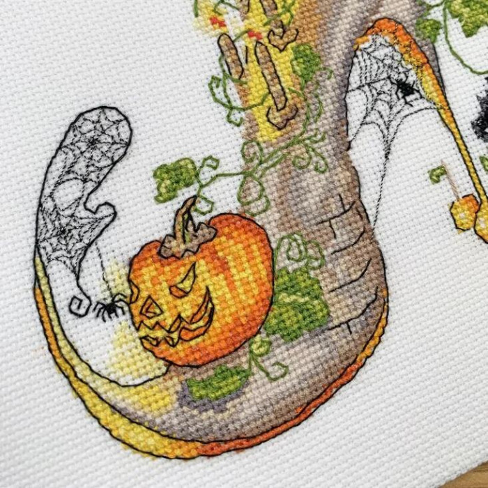 XSK14 Bothy Threads Набір для вишивки хрестиком - Вечірка All Hallows' Party 17x28 см, Aida 14