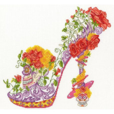 XSK22 Bothy Threads Набір для вишивки хрестиком - Ла Катріна La Catrina 24x26 см, Aida 14