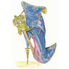 XSK25 Bothy Threads Набір для вишивки хрестиком - Блюз і Соул Blues And Sole 21x30 см, Aida 14