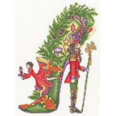 XSK28 Bothy Threads Набір для вишивки хрестиком - Різдвяна казка A Christmastide Tale 22х30 см, Aida 14