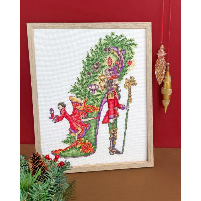 XSK28 Bothy Threads Набір для вишивки хрестиком - Різдвяна казка A Christmastide Tale 22х30 см, Aida 14