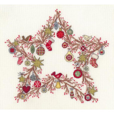 XX20 Bothy Threads Набір для вишивки хрестиком - Зірка дива Star Of Wonder 24x26 см, Aida 16