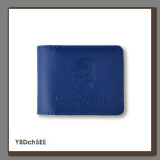 YBDch5EE Babylon Обкладинка для посвідчення УБД Череп ДШВ 11x8,5 см синя, чисте тиснення, шкіра