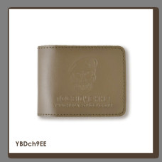 YBDch9EE Babylon Обкладинка для посвідчення УБД Череп ДШВ 11x8,5 см хакі, чисте тиснення, шкіра