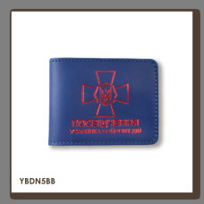 YBDN5BB Babylon Обкладинка для посвідчення УБД з емблемою НГУ 11x8,5 см синя, червоне тиснення, шкіра