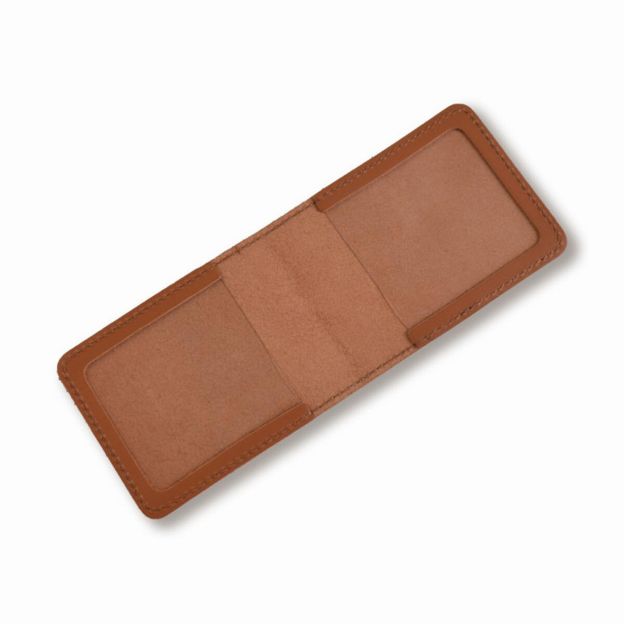 YBDR15AA Babylon Обкладинка для посвідчення УБД Військова розвідка 11x8,5 см теракотова, чорне тиснення, шкіра