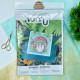 YuMI_001 Voloshka Набір для вишивки хрестом та бісером YuMI - Кузьміч 12,7x12,7 см, Aida 14 ct пластикова