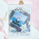 YuMI_002 Voloshka Набір для вишивки хрестом та бісером YuMI - Панда дзен 12,7x12,7 см, Aida 14 ct пластикова