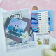 YuMI_002 Voloshka Набір для вишивки хрестом та бісером YuMI - Панда дзен 12,7x12,7 см, Aida 14 ct пластикова
