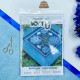 YuMI_008 Voloshka Набір для вишивки хрестом та бісером YuMI - Волошки 12,7x12,7 см, Aida 14 ct пластикова
