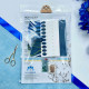 YuMI_008 Voloshka Набір для вишивки хрестом та бісером YuMI - Волошки 12,7x12,7 см, Aida 14 ct пластикова