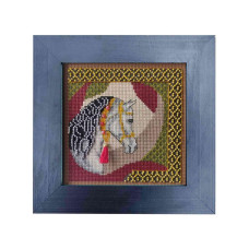 YuMI_016 Voloshka Набір для вишивки хрестом та бісером YuMI - Кінь Шептало 12,7x12,7 см, Aida 14 ct пластикова
