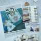 YuMI_017 Voloshka Набір для вишивки хрестом та бісером YuMI - Янгол Охоронець 12,7x12,7 см, Aida 14 ct пластикова