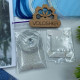 YuMI_024 Voloshka Набір для вишивки хрестом та бісером YuMI - Фігурка Сніжинка 8,5х8,5 см, Aida 14 ct пластикова