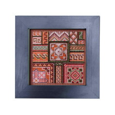 YuMI_030 Voloshka Набір для вишивки хрестом та бісером YuMI - Медяники 12,7x12,7 см, Aida 14 ct пластикова