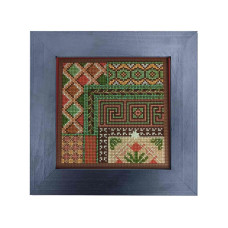 YuMI_041 Voloshka Набір для вишивки хрестом та бісером YuMI - Ламанці 12,7x12,7 см, Aida 14 ct пластикова